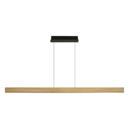 Kyron Bar Pendant Ceiling Light Brushed Gold-Black LED 3000K Dimmable - thumbnail 1