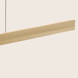 Kyron Bar Pendant Ceiling Light Brushed Gold-Black LED 3000K Dimmable - thumbnail 3