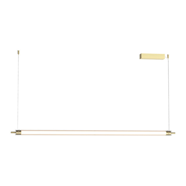 Zambelis Bar Pendant Ceiling Light Brushed Gold LED 3000K Dimmable - image 1