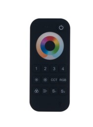 Fan Rf 2.4G Remote Control Rgb/RGBW/Rgb+Cct 4 Zone 5 Channels 2Xaaa Not Included