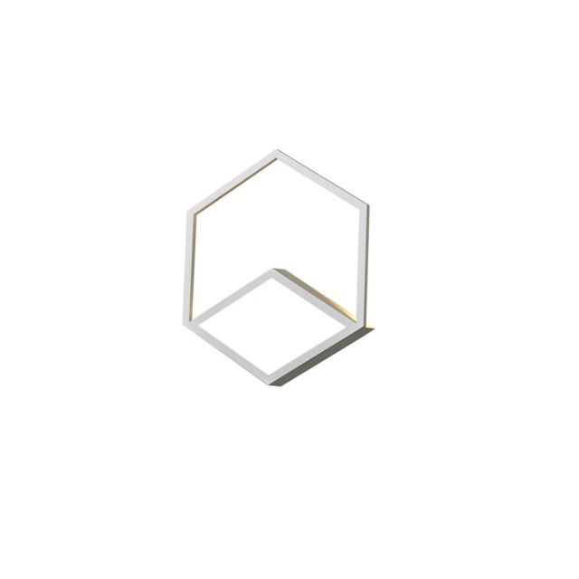 Kubick Ceiling/Wall Light, 24W LED, 3000K, 1630lm, White, 3yrs Warranty - image 1