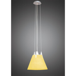 Hidra Pendant E27, Silver/Frosted Mango Glass - thumbnail 2