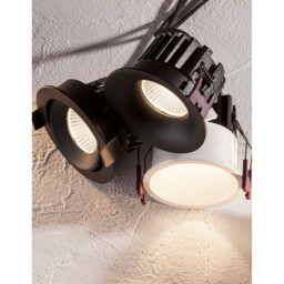 Blade 9cm Recessed Downlight White Aluminium LED 12W 720Lm 3000K IP65 - thumbnail 3