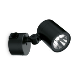 O-Zone LED Single Spotlight Black 3000K IP66 - thumbnail 1