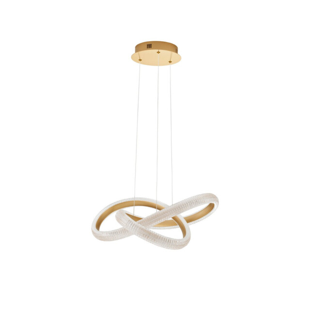 Medora Integrated LED Pendant Ceiling Light Brass Gold Aluminium LED 42W 3400Lm 3000K - image 1