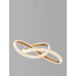 Medora Integrated LED Pendant Ceiling Light Brass Gold Aluminium LED 42W 3400Lm 3000K - thumbnail 5