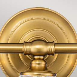 Feiss Hugeunot Lake Wall Lamp Burnished Brass, IP44 - thumbnail 3