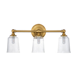 Feiss Hugeunot Lake Wall Lamp Burnished Brass, IP44 - thumbnail 2