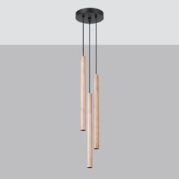 Pastelo Modern Batten Wood 3x G9 - thumbnail 2