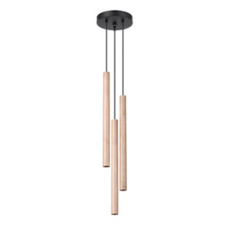 Pastelo Modern Batten Wood 3x G9 - thumbnail 1