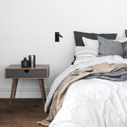 Lyra Reading Wall Light Black Matt LED 3000K - thumbnail 3