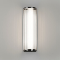 Versailles 400 Phase Dimmable Bathroom Large LED Flush Wall Light Polished Chrome - thumbnail 1