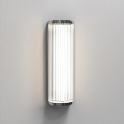 Versailles 400 Phase Dimmable Bathroom Large LED Flush Wall Light Polished Chrome - thumbnail 2