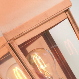 Chelsea 1 Light Outdoor Wall Half Lantern Light Copper IP44, E27 - thumbnail 5