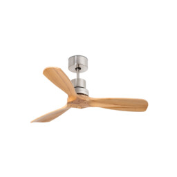 Lantau 107cm Ceiling Fan Matt Nickel - Pine Blades - thumbnail 1