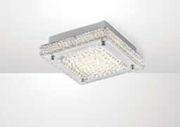 Amelia Flush Ceiling 12W 1200lm LED 4000K Stainless Steel, Crystal - thumbnail 2