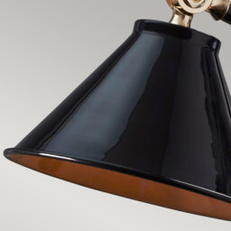 Provence Element 1 Light Table Lamp Black, Polished Brass, E27 - thumbnail 2