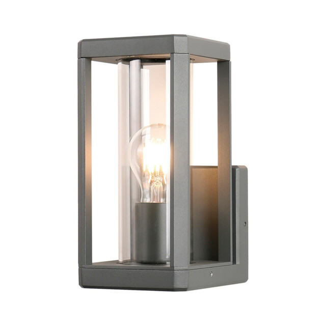Nevada Wall Lamp, 1 x E27, IP65, Dark Grey, 2yrs Warranty - image 1