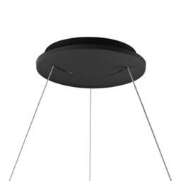 Niseko II Ring Pendant 38cm 30W LED, 2700K-5000K Tuneable, 2250lm, Remote Control & APP, Black, 3yrs Warranty - thumbnail 5