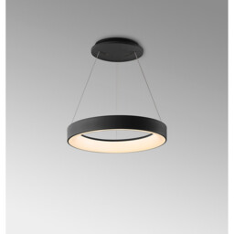 Niseko II Ring Pendant 38cm 30W LED, 2700K-5000K Tuneable, 2250lm, Remote Control & APP, Black, 3yrs Warranty - thumbnail 2
