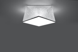 Hexa Surface Mounted Downlights Flush Light Silver E27 - thumbnail 3