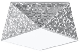 Hexa Surface Mounted Downlights Flush Light Silver E27