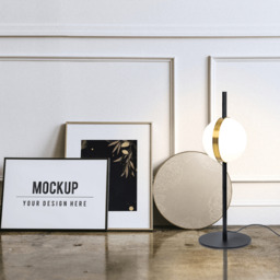 Globo Globe Table Lamp Black Matt - Gold Matt LED 3000K - thumbnail 2
