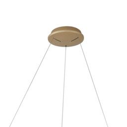 Niseko II Ring Pendant 50cm 40W LED, 2700K-5000K Tuneable, 2950lm, Remote Control & APP, Gold, 3yrs Warranty - thumbnail 3