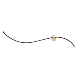 Thariel 102cm Integrated Led Wall Lamp Black Matt-Gold Matt LED 3000K 19W