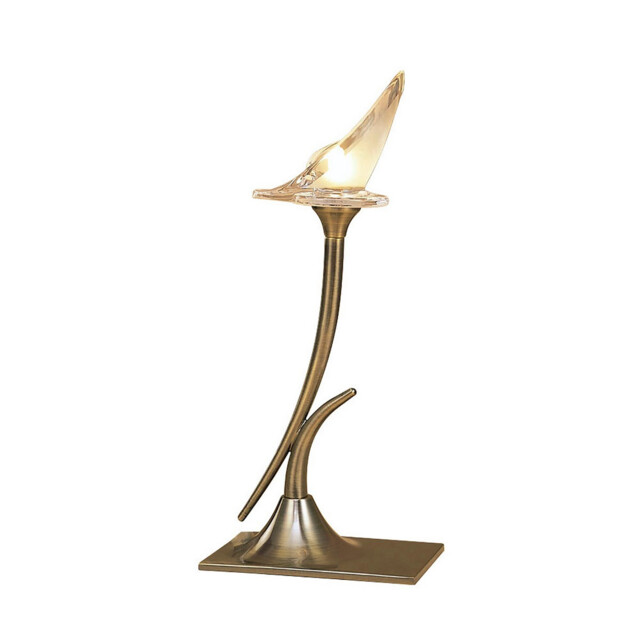 lavia Table Lamp 1 Light G9, Antique Brass - image 1