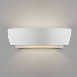 Kyo 1 Light Indoor Wall Light White Ceramic Plaster, E27