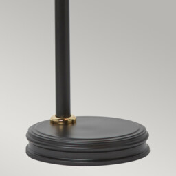 Douille 1 Light Table Lamp Polished Brass, Black, E27 - thumbnail 5