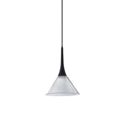 Cocktail Dome Pendant Ceiling Light Transparent 1x LED 670lm 3000K - thumbnail 1