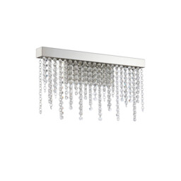 Bano Medium Dimmable Wall Light 9W LED, 4000K, 1160lm, Polished Chrome / Crystal Chain, 3yrs Warranty - thumbnail 3