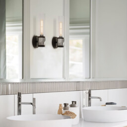Hinkley Ellison Bathroom Wall Lamp Contemporary Black, Brushed Nickel IP44 1x E27 - thumbnail 2
