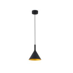 Pam LED Small Dome Ceiling Pendant Light Black, Gold - thumbnail 1