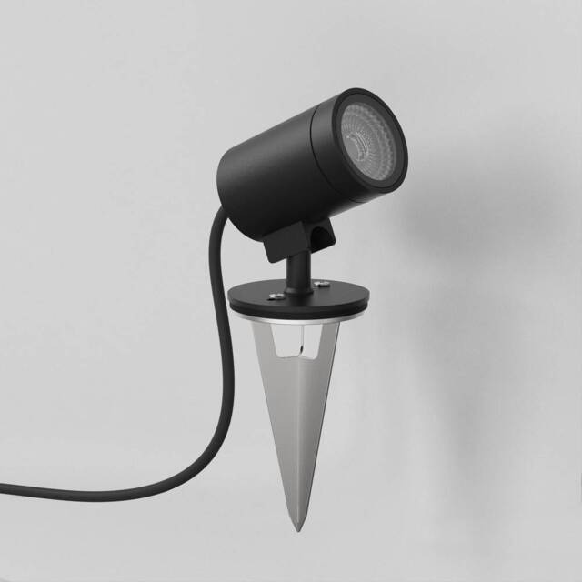 Bayville Spike Spot 12V LED Outdoor Spotlight Textured Black IP65 - image 1