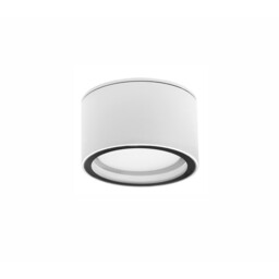 Focus Surface Mounted Downlight Sandy White Aluminium Glass Gx53 7W 423Lm 3000K IP54