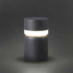 Sete LED Outdoor Pedestal Light White, Dark Grey IP54 - thumbnail 2