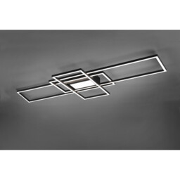 Irvine Modern 60W LED Semi Flush Light Anthracite 3000-6500K Remote control - thumbnail 3