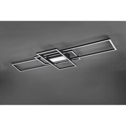 Irvine Modern 60W LED Semi Flush Light Anthracite 3000-6500K Remote control - thumbnail 5