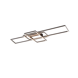 Irvine Modern 60W LED Semi Flush Light Anthracite 3000-6500K Remote control - thumbnail 1