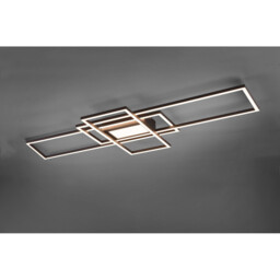 Irvine Modern 60W LED Semi Flush Light Anthracite 3000-6500K Remote control - thumbnail 2