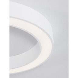 Morbido Integrated LED Semi Flush Light Sandy White Aluminium LED 50W 3317Lm 2700K - 4000K + Remote Control - thumbnail 5