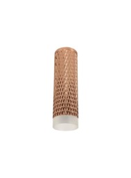 Madrid 1 Light 20cm Surface Mounted Ceiling GU10, Rose Gold, Acrylic Ring - thumbnail 3