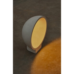 Gaia Outdoor Pedestal Light Grey Cement 2700K IP55 - thumbnail 3