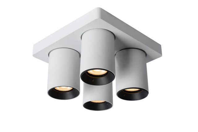 Nigel Modern Ceiling Spotlight - LED Dim to warm - GU10 - 4x5W 2200K/3000K - White - image 1