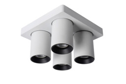 Nigel Modern Ceiling Spotlight - LED Dim to warm - GU10 - 4x5W 2200K/3000K - White - thumbnail 3