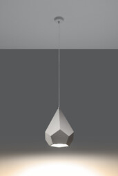 Pavlus Ceramic Pendant Light White E27 - thumbnail 3