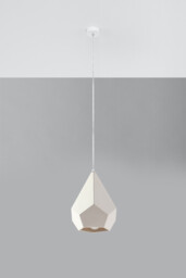 Pavlus Ceramic Pendant Light White E27 - thumbnail 2